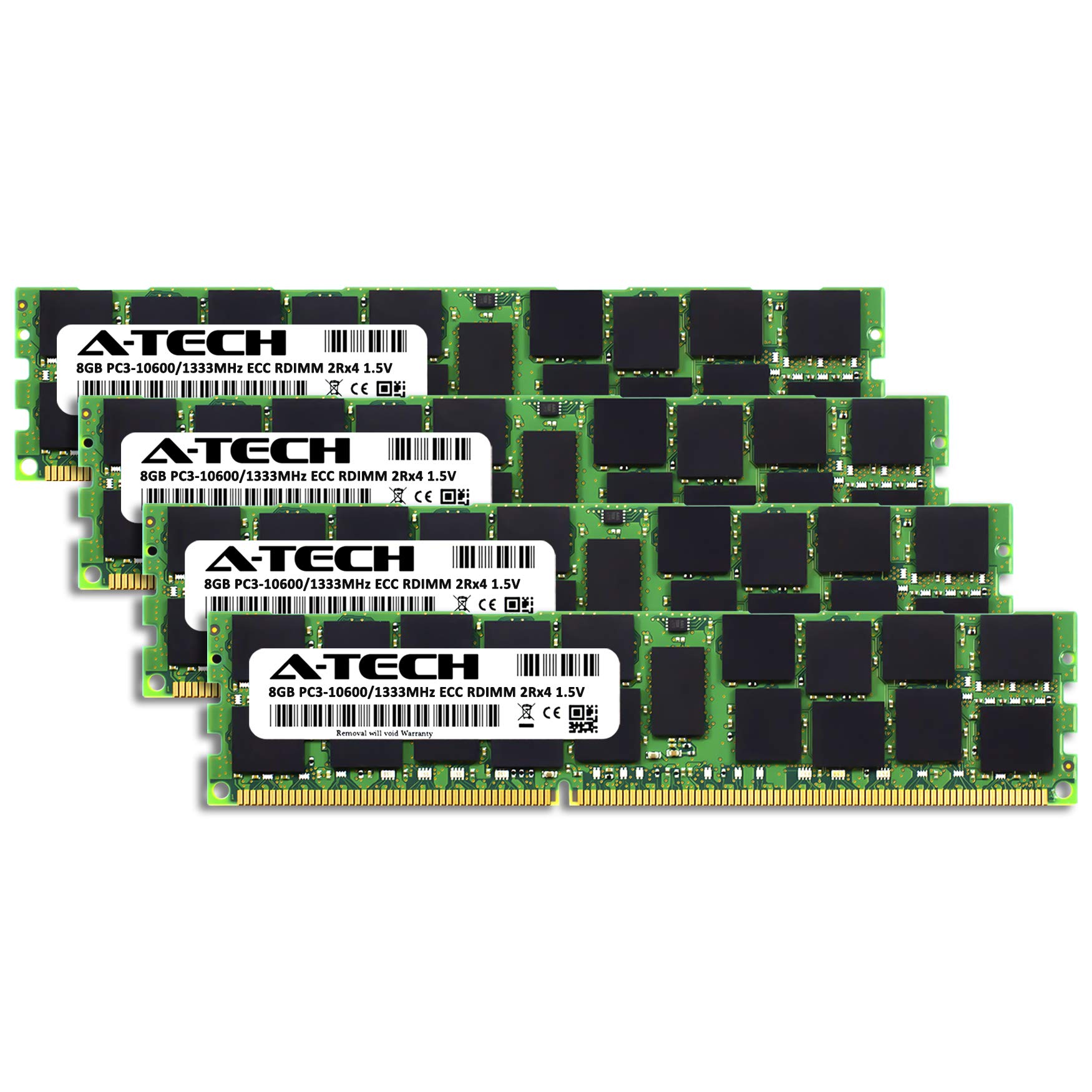 A-Tech 32GB Kit (4x8GB) Memory RAM for HP Z620 Workstation - DDR3